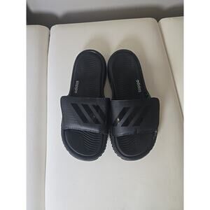 Adidas Mens 10 Alphabounce Slides Black / B41720 / Basketball Slippers